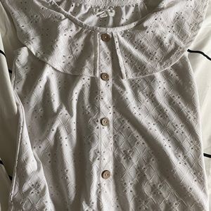 White, cute, summer tee